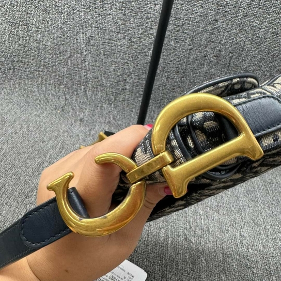 100% Authentic DIOR Saddle Cloth Crossbody bag - Picture 6 of 16